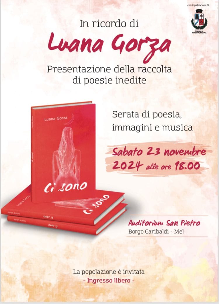 Presentazione del libro "Ci sono" - Ricordando Luana 