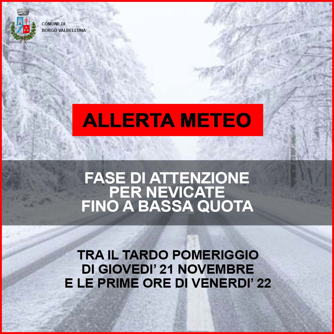 Avviso Meteo