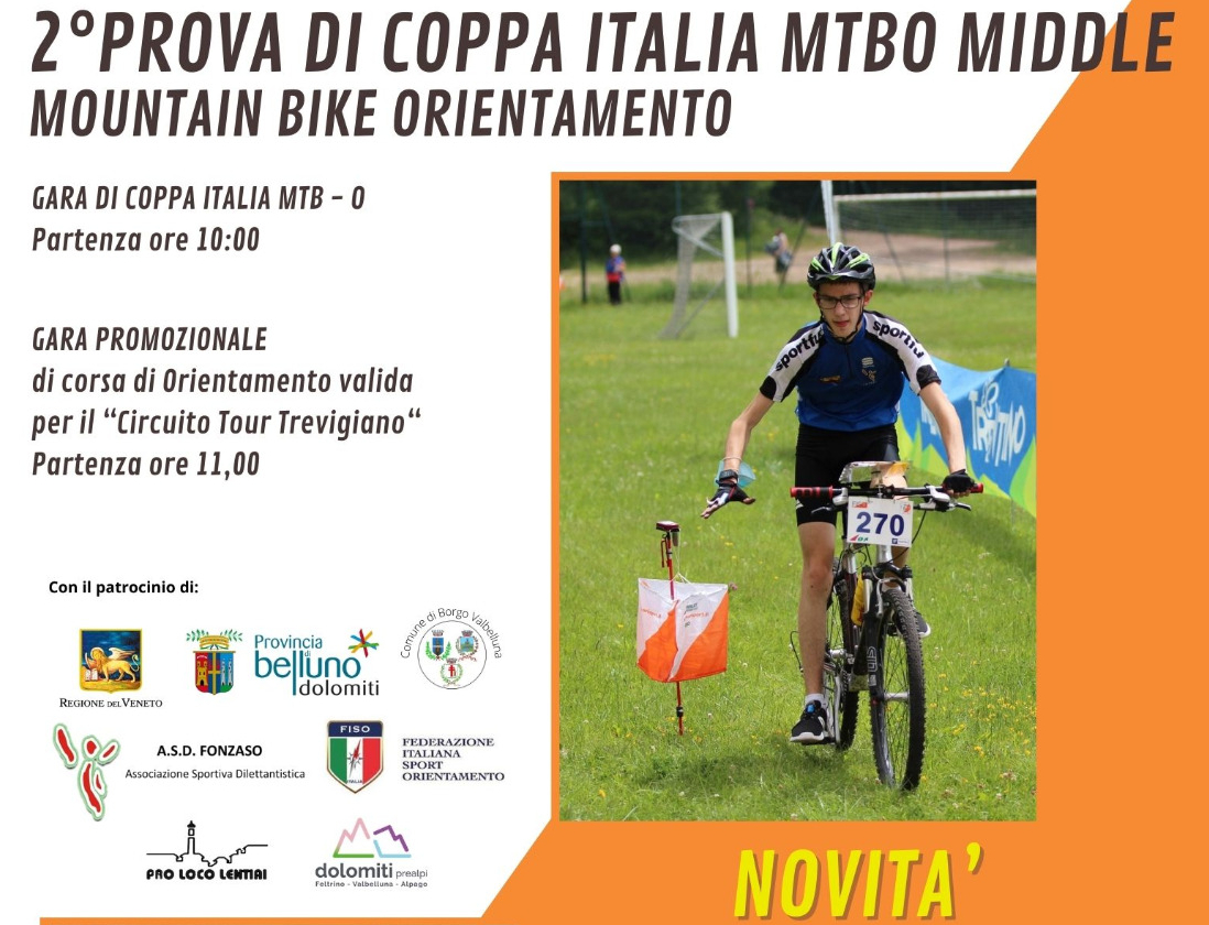 2° Prova di Coppa Italia Mountain Bike Orienteering - Lentiai