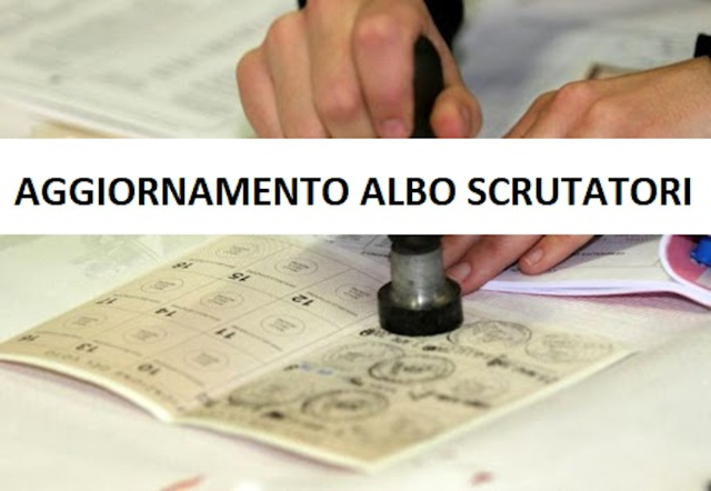 Aggiornamento Albo degli Scrutatori