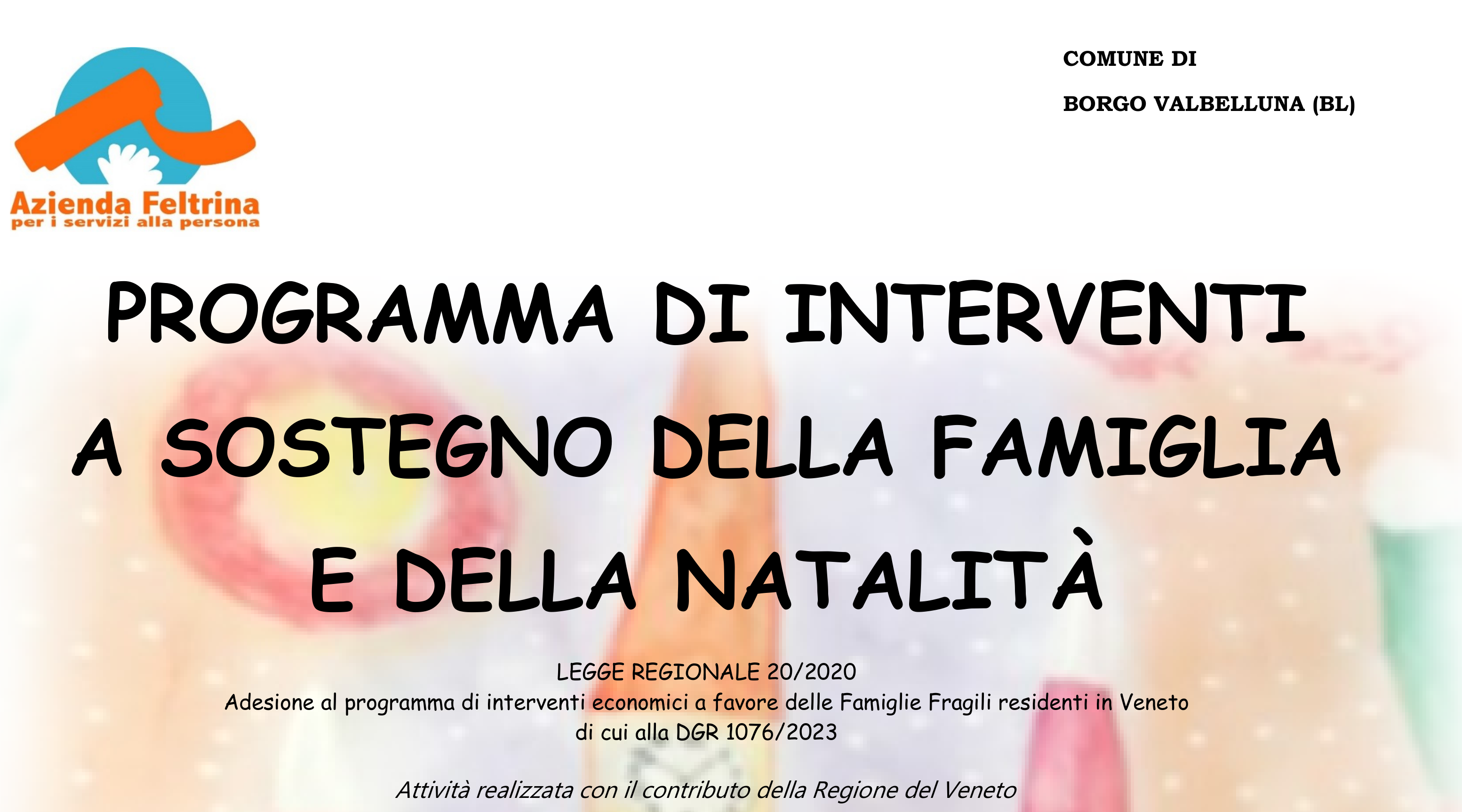 Contributo famiglie fragili