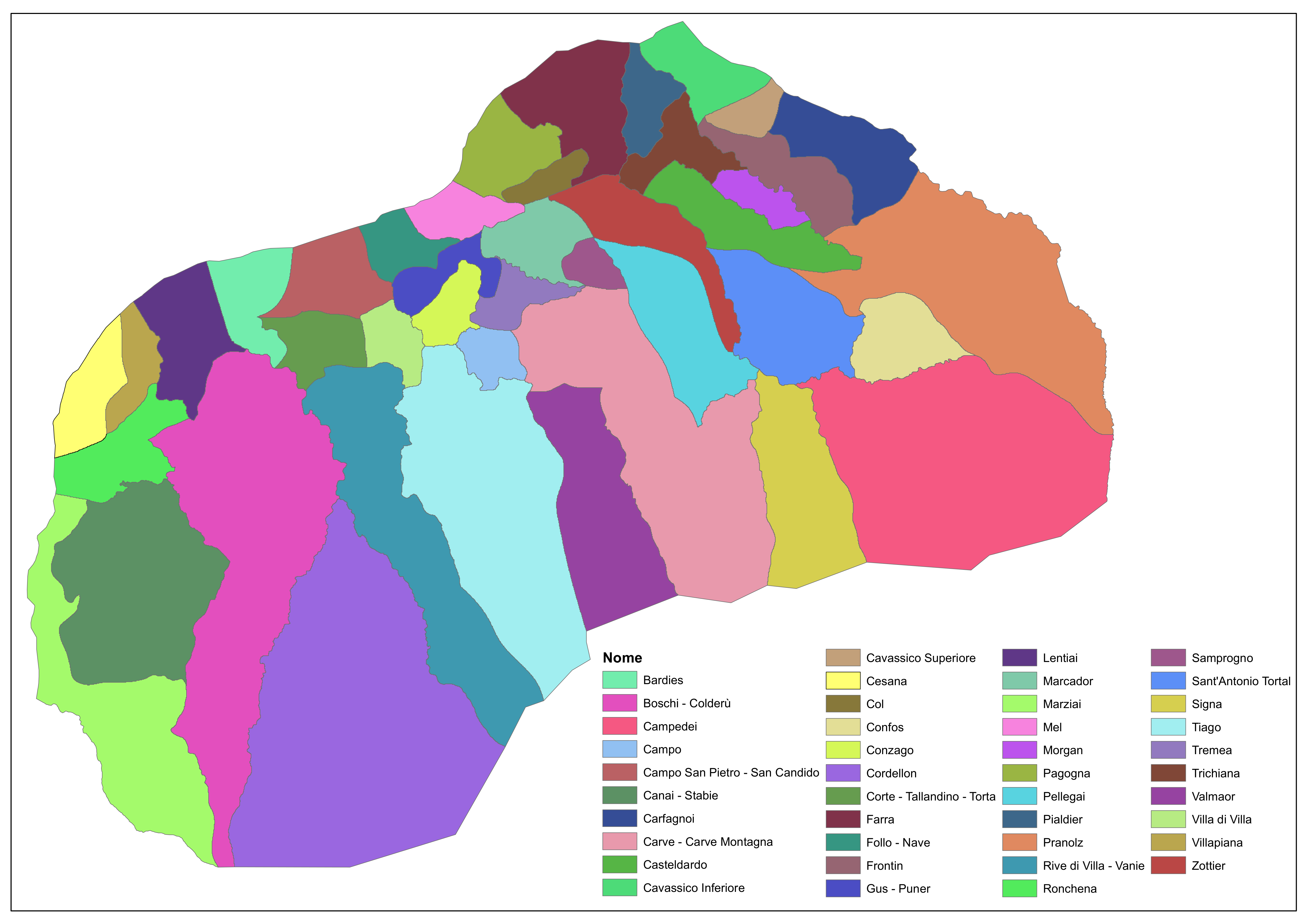 Regolamento dei Municipi e delle Consulte Frazionali